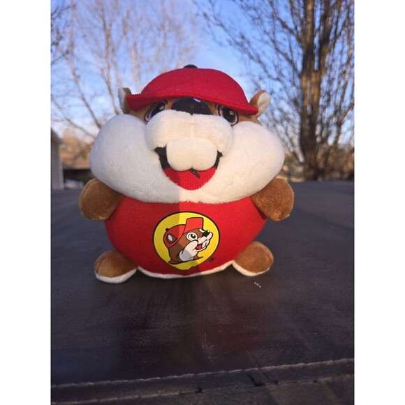 Buc-ees 8" Bucee The Beaver Round Plush Stuffed Animal - Picture 1 of 3
